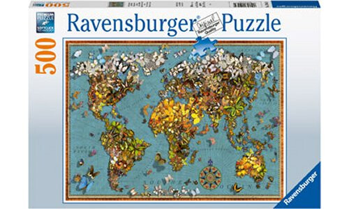 Ravensburger World of Butterflies 500pc RB15043-4