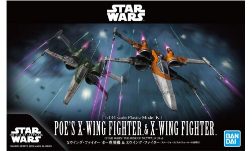 Bandai 1/144 Poe's X-wing Fighter And X-wing Fighter G5059231