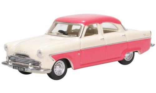 Oxford Diecast Ford Zodiac MKII Ermine White and Pink 76FZ003