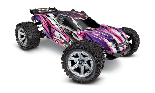 Traxxas Traxxas 67076-4 Rustler 4x4 VXL Brushless Stadium Truck Pink 67076-4PINK