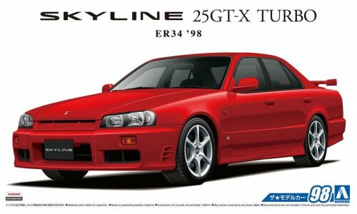 Aoshima 1/24 ER34 Skyline 25GT-X Turbo 98 A005750