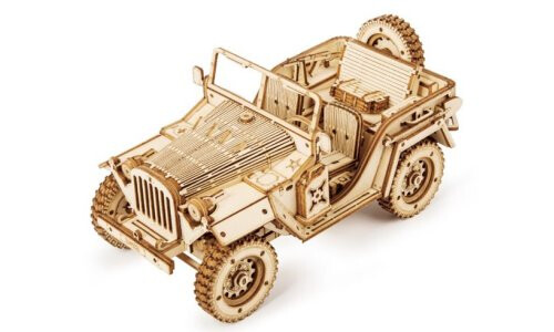 Robotime Diy 1:18 Army Field Car ROBMC701