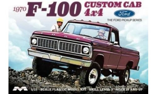 Moebius 1230 1/25 1970 F-100 Ford Custom Cab MO1230