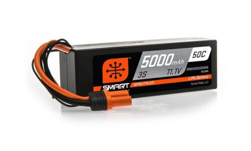 Spektrum 5000mah 3S 50C Lipo Battery with IC5 SPMX50003S50