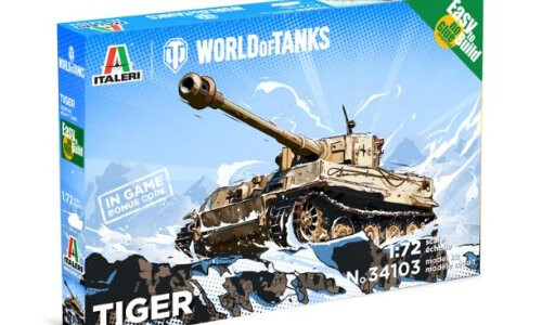 Italeri Tiger World of Tank Easy To Build 34103