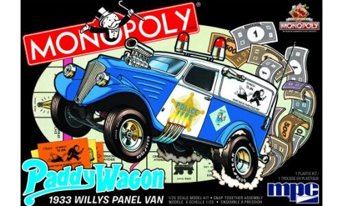 MPC Models 1/25 1933 Willys Panel Paddy Wagon (Monopoly) MPC924