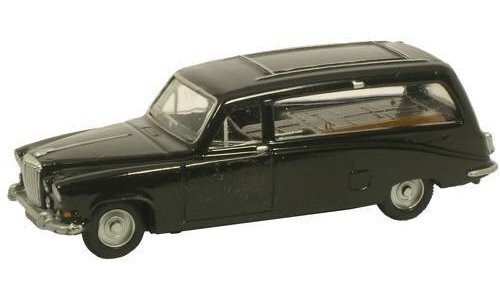 Oxford Diecast Daimler DS420 Black Hearse 76DS002