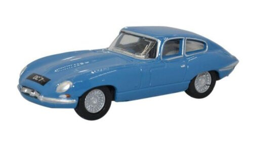 Oxford Diecast Jaguar E Type Coupe Bluebird Blue 76ETYP010