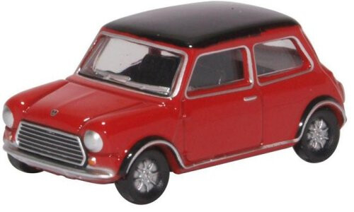 Oxford Diecast Mini Cooper MKII Tartan Red/black 76MCS003