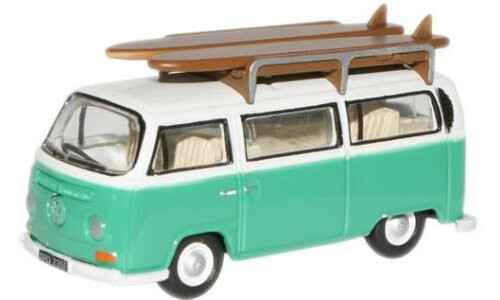 Oxford Diecast Birch Green/White VW Bus 76VW007