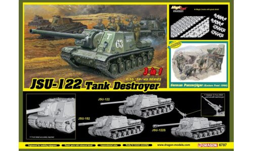 Dragon 1/35 JSU-122 Tank Destroyer (3 in 1) 6787