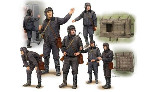 Trumpeter 1/35 Soviet Soldier Scud B Crew & Upgrade Kit TR00434