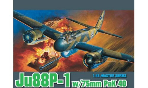 Dragon 1/48 JU88P-1 W/7.5CM PAK 40 5543