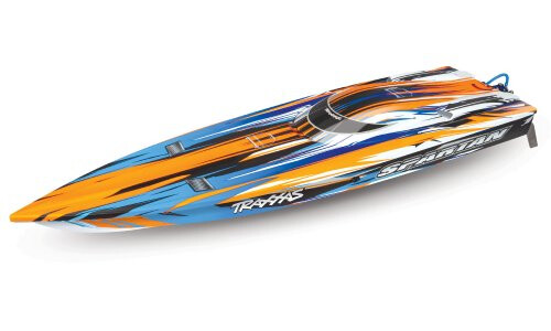 Traxxas Spartan Brushless RC Boat Orange 57076-4OR