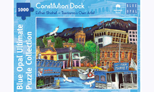 Blue Opal Esther Shohet Constitution Dock 1000pc BL02107-C