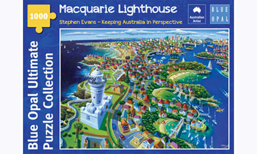 Blue Opal Stephen Evans Macquarie Lighthouse 1000pc BL02124-C