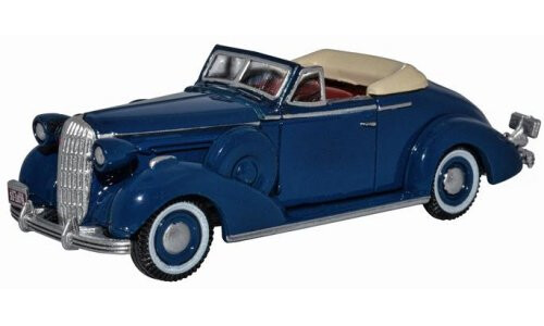 Oxford Diecast Musketeer Blue Buick Special Convertible 1936 87BS36005