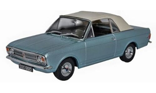 Oxford Ford Cortina MKII Crayford Convertible Blue Mink 43CCC001A