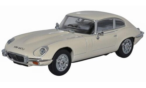 Oxford Diecast Jaguar V12 E Type Coupe Old English White 1/43 43JAGV12006