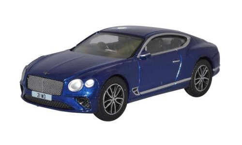 Oxford Diecast Bentley Continental GT Peacock Blue 76BCGT001