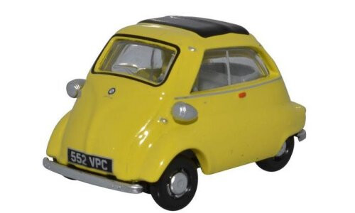 Oxford Diecast Yellow BMW Isetta 76IS004