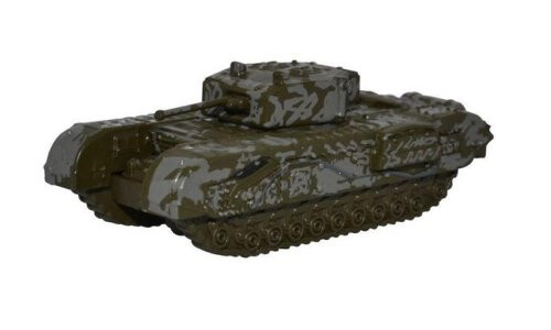 Oxford Diecast Churchill Tank 142 RAC Tunisia 1943 NCHT003