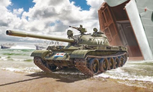 Italeri Italeri 7081 T-55 A Tank Plastic Model Kit 7081S