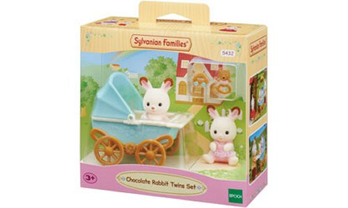 Sylvanian Families Chocolate Rabbit Twins v2 SF5432