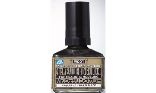 Mr Hobby Mr Weathering color Multi Black WC01