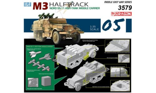 Dragon 1/35 IDF M3 Halftrack Nord SS-11 Anti-Tank 3579