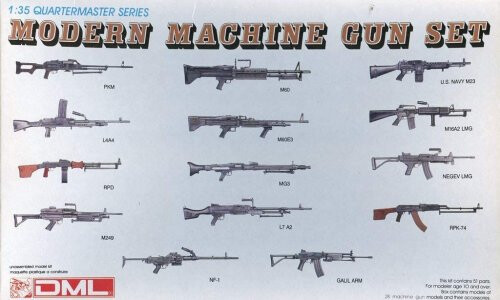 Dragon 1/35 Modern Machine Gun Set 3806