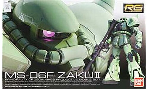 Bandai RG 1/144 MS-06F Zaku II Green G5061596