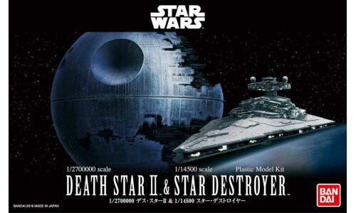 Bandai Death Star and Star Destroyer G0230358