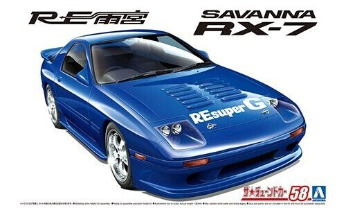 Aoshima 1/24 Re Amemiya FC3S RX-7 '89 A006207