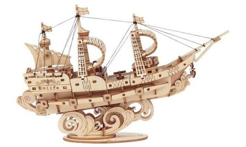 Robotime Classical 3D Wooden Sailing Ship ROBTG305