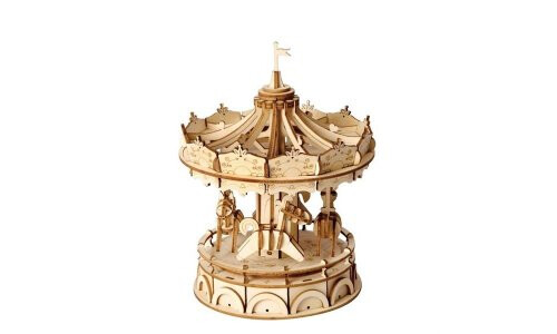 Robotime Classical 3D Wooden Merry Go Round ROBTG404