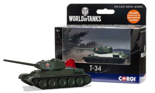 Corgi World of Tanks T34 WT91208