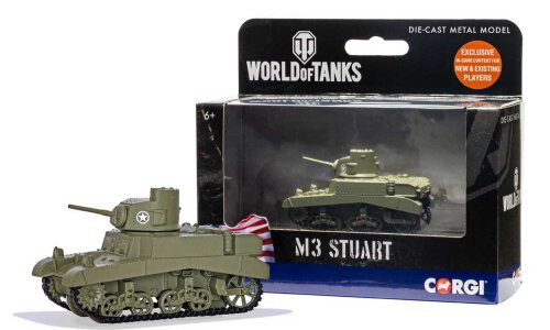 Corgi World of Tanks M3 Stuart WT91209