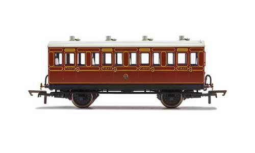 Hornby LB&SCR, 4 Wheel Coach, 1st Class, 474 - Era 2 R40069