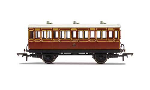 Hornby LB&SCR, 4 Wheel Coach, 3rd Class, 881 - Era 2 R40070A