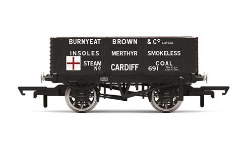 Hornby 6 Plank Wagon, Burnyeat Brown & Co. - Era 2 R60025