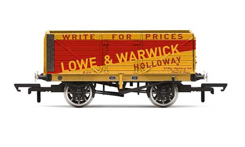 Hornby 7 Plank Wagon, Lowe & Warwick - Era 2 R60026