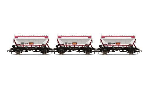 Hornby CDA Hopper Wagons, Three Pack, EWS - Era 9 R60071