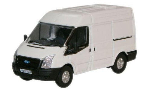 Oxford Diecast Frozen White New Ford Transit Van 76FT001