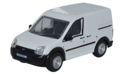 Oxford Diecast Ford Transit Connect White 76FTC005