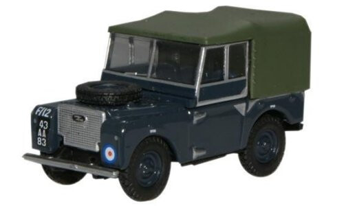 Oxford Diecast RAF Land Rover Series I 80 Canvas 76LAN180004