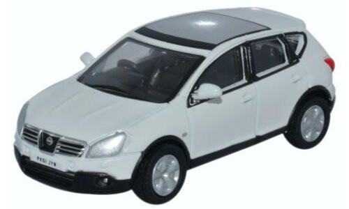 Oxford Diecast Nissan Qashqai White 76NQ004