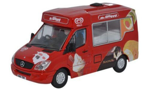 Oxford Diecast Mr Whippy Mercedes Ice Cream Van 76WM001