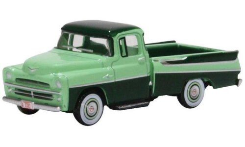 Oxford Diecast Dodge D100 Sweptside Pick Up 1957 Forest Green/misty Gr 87DP57003