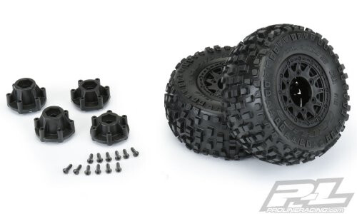 Pro-Line Racing Badlands SC 2.2"/3.0" All Terrain Tires Mounted 1182-10